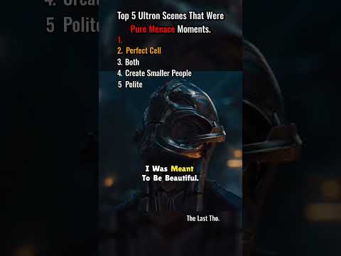 Top 5 Ultron Scenes That Were Pure Menace Moments. 🤖