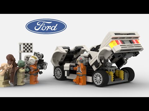 Thumbnail for How to make Ford RS200 Rally Car Group B LEGO moc by Ford RS200