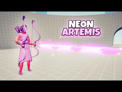 NEON ARTEMIS vs EVERY FACTION | TABS Totally Accurate Battle Simulator