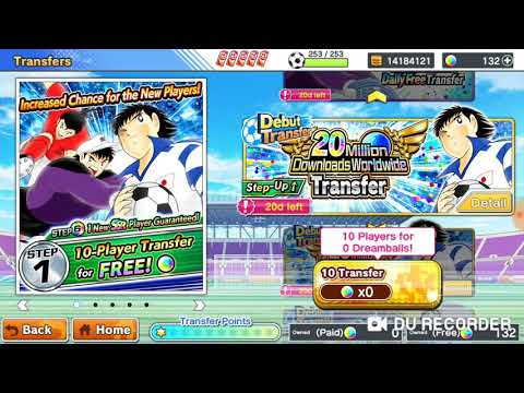 Gacha 20 Million Downloads step 1-4!! Captain Tsubasa Dream Team