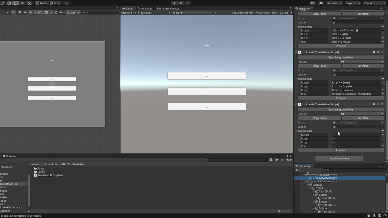 Quick I18N Localization & Translation - unity asset tutorial