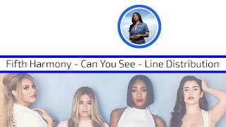 Fifth Harmony ~ Can You See ~ Line Distribution