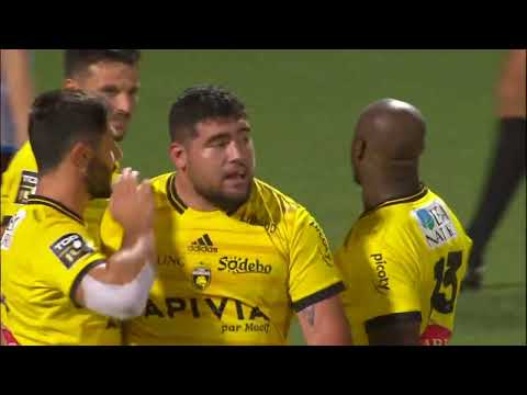 TOP 14 - Essai de Joel SCLAVI (SR) - LOU Rugby - Stade Rochelais - J26 - Saison 2021/2022