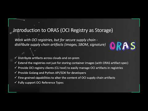 CNCF On-Demand Webinar: Secure Container Supply Chain with Notation, ORAS, and Ratify