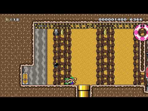 Cannons in the Wild West by Inigote 🍄 Super Mario Maker 2 #ada 😶 No Commentary