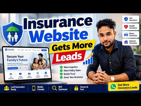 Insurance Advisory Website — client website video