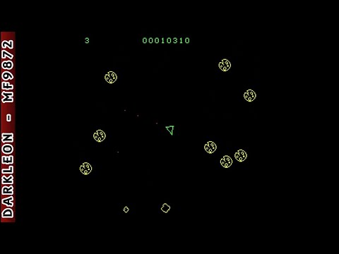 Astro-Dodge © 1982 Digital Marketing Corporation - PC DOS - Gameplay