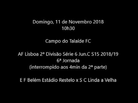AFL 2ª Div Série 6 S15 2018/19 - J6- EF Belém 0...