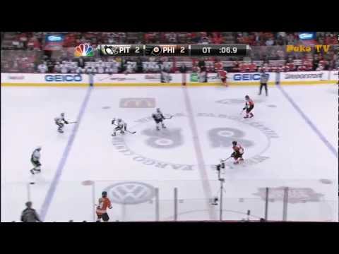 Scott Hartnell overtime winning goal.