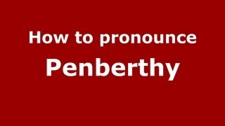 How to pronounce Penberthy