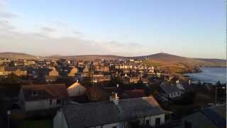 Sunset Over Lerwick, Shetland Islands