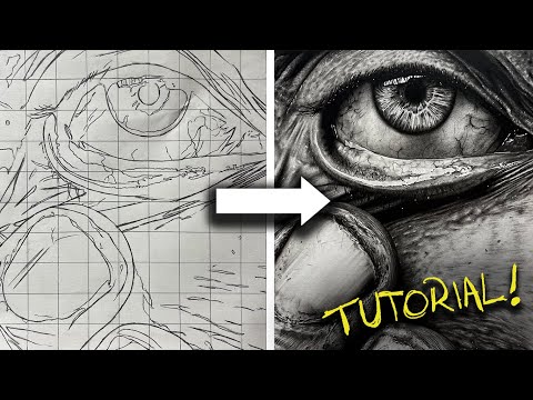How to Create the Grid For Your Drawing! EASY Grid Method Step-by-Step