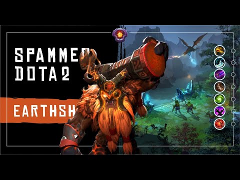 Spammer Earthshaker Mid Lane Dota 2 | Ranked Match | Gameplay