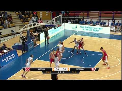 ABA Liga 2014/15, Round 10 match: Cibona - Metalac Farmakom (30.11.2014)