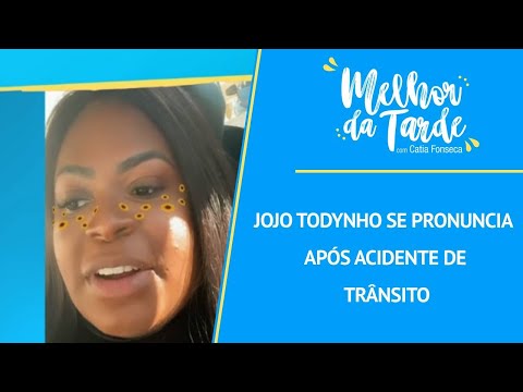 Jojo Todynho se pronuncia após acidente de trânsito | MELHOR DA TARDE