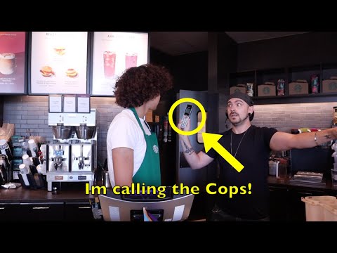 Fake Starbucks Employee Prank!
