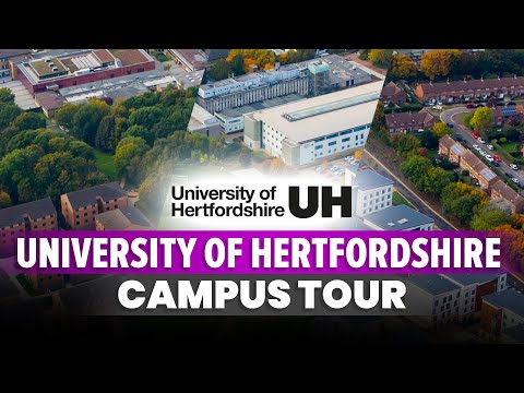 Inside University of Hertfordshire UK: Hertfordshire University UK Campus Tour! 🎓🇬🇧