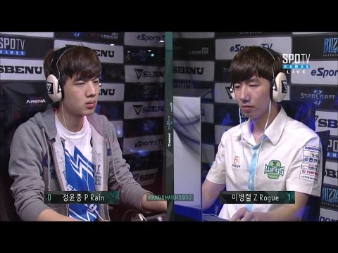 [SBENU SSL 2015] Rain vs Rogue RO.8  Match3 set2 -EsportsTV, Starcraft 2