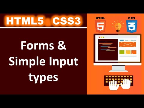 Forms and simple input types | HTML and CSS Complete course in Urdu Hindi