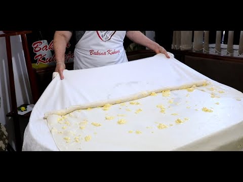 Najlakše razvlačenje domaćih kora za pitu sa sirom