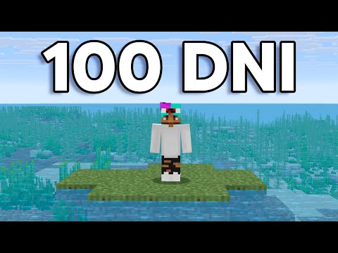 Przeżyłem 100 DNI na BEZLUDNEJ WYSPIE w MINECRAFT HARDCORE