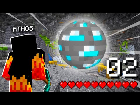ENCONTREI ESSES DIAMANTES NAS CAVERNAS DO MINECRAFT #02