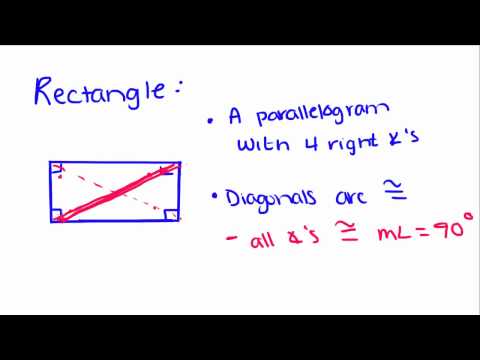 Introduction to Geometry - 33 - Special Parallelograms
