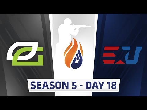 ECS Season 5 Day 18 - Optic vs eUnited - Mirage