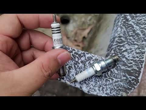 NGK IRIDIUM VS NGK NICKEL SPARK PLUG | HOW DO THEY DIFFER ON THE EX155 VVA?