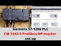 Siemens S7 1200 PLC CM 1243 5 Profibus DP Master Set Up English