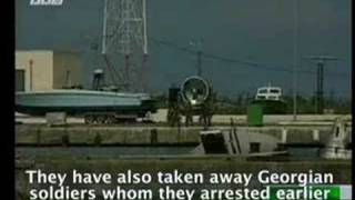 preview picture of video 'Russian soldiers robbing Poti terminal in Georgia'