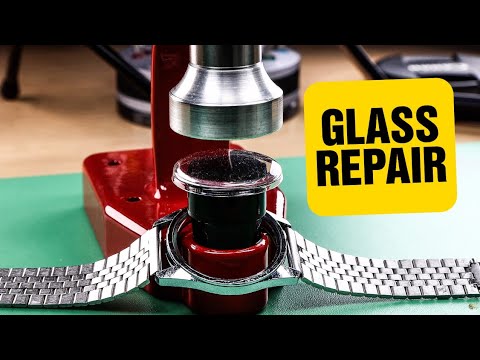 How to replace a plastic watch glass?! | Watch Repair Tutorial | DIY | Robur Press Fitting