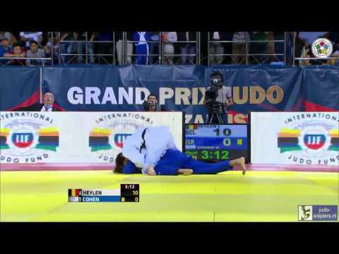 Judo 2013 Grand Prix Almaty: Heylen (BEL) - Cohen (ISR) [-52kg] final
