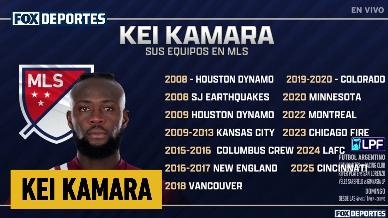 👋🥲 KEI KAMARA, un auténtico trotamundos en Major League Soccer, anunció su retiro | MLS 2026