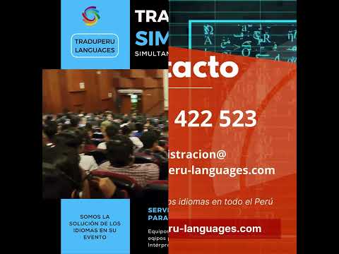 TRADUCCIÓN SIMULTÁNEA EN LIMA Y TRADUCTORES E INTERPRETES EN PERÚ C.993422523