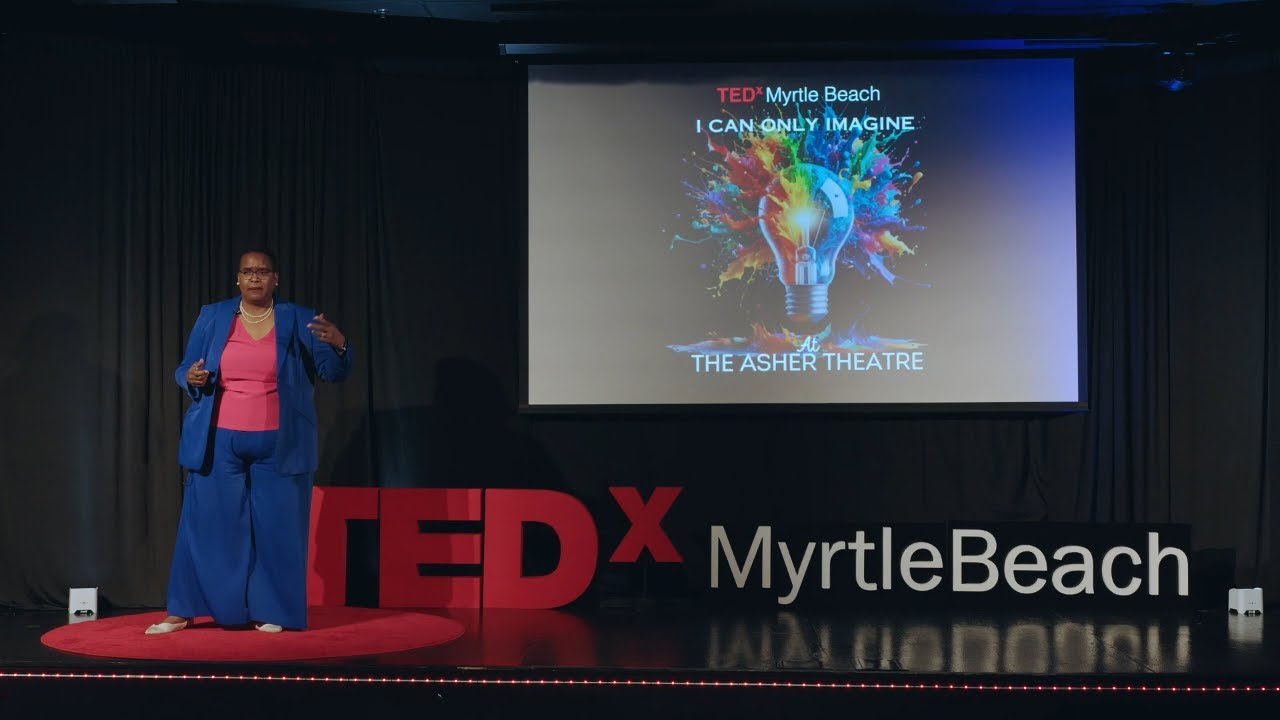 Karen Jenkins on stage