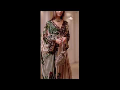 Indian Designer Rajdeep Ranawat's latest fall winter collection 2022 of luxe velvets on Ogaan.com