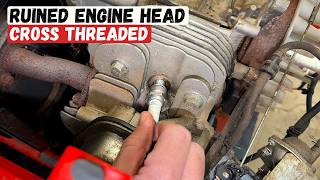 Repairing a Seized Engine with Damaged Spark Plug Threads