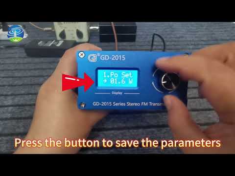 10 The Button and Menu of GD-2015 Series FM Transmitter