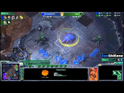 Katari vs iSCrazyMoviN PvZ Game 2 Starcraft 2 EonShiKeno & Axeltoss