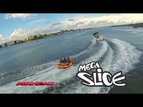 Четырехместная водная ватрушка AirHead Mega Slice