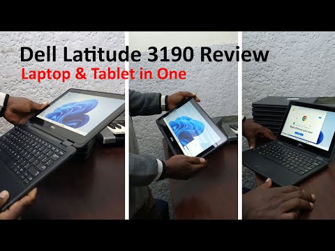 Dell Latitude 3190 11.6" HD 2-in-1 Touchscreen Laptop Intel N5030 1.1Ghz 4GB Ram 128GB SSD Windows 11 Professional (Renewed) video review thumbnail