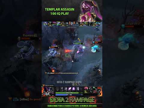 Dota 2 Rampage Templar Assasin 100 IQ Play
