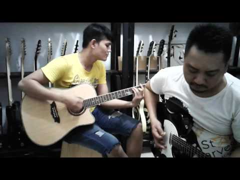 MAHESYA || Cover dangdut menunggu di helderguitar gallery versi gitar akustik