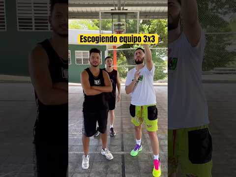 Escogiendo jugadores para jugar Baloncesto 3x3 😭🏀 #dribblebros #baloncesto