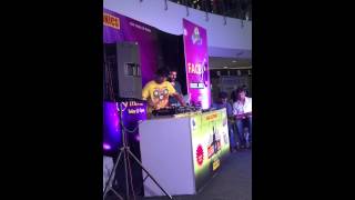 DJ Gaurav lalchandani at war of djs conducted by bajaj electronics and the times of india 2015
