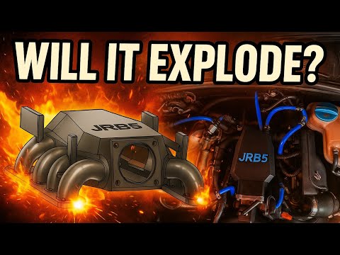 3D Printed ASA Intake Manifold | 20 PSI Boost Test | Audi B5 S4 Custom Build