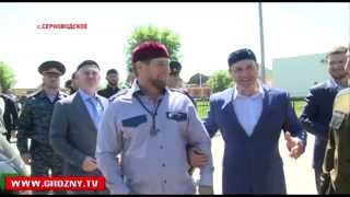 Рамзан Кадыров принял участие в закладке капсулы новой мечети в Серноводске
