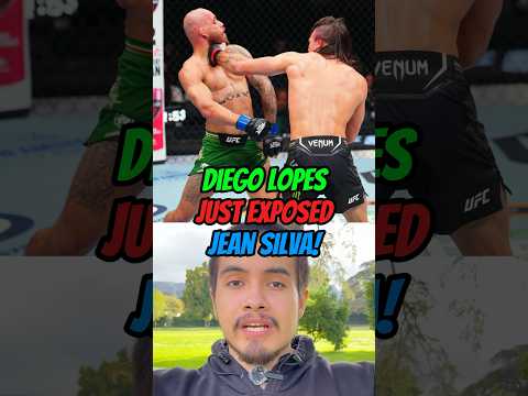 DIEGO LOPES HAD NO PROBLEM STOPPING JEAN SILVA IN ROUND 2!#trending #youtubeshorts #viralvideo #fyp