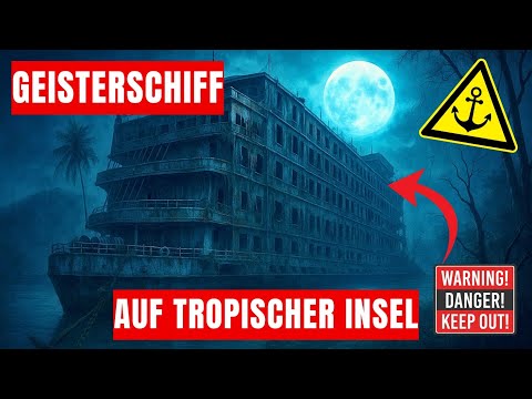 LOST PLACE // ABANDONED GHOST CRUISE SHIP 🚢 explored on a TROPICAL ISLAND 🏝️!😱